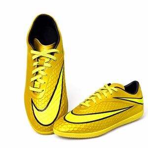 NIKE Rare 2014 Hyper venom Phantom 1 Gold indoor soccer Cleats Neymar